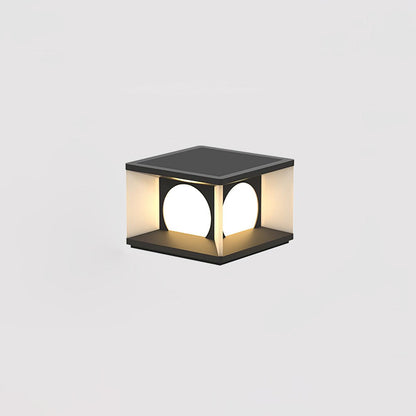 Eclipse Cube Architectural light Outdoor Post Light