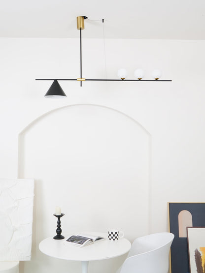 Eclipse Linear Candelabrum Suspension Light