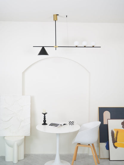 Eclipse Linear Candelabrum Suspension Light