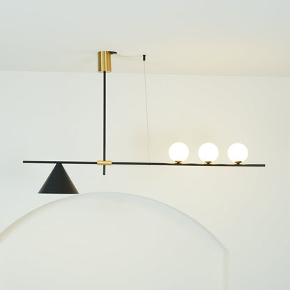 Eclipse Linear Candelabrum Suspension Light