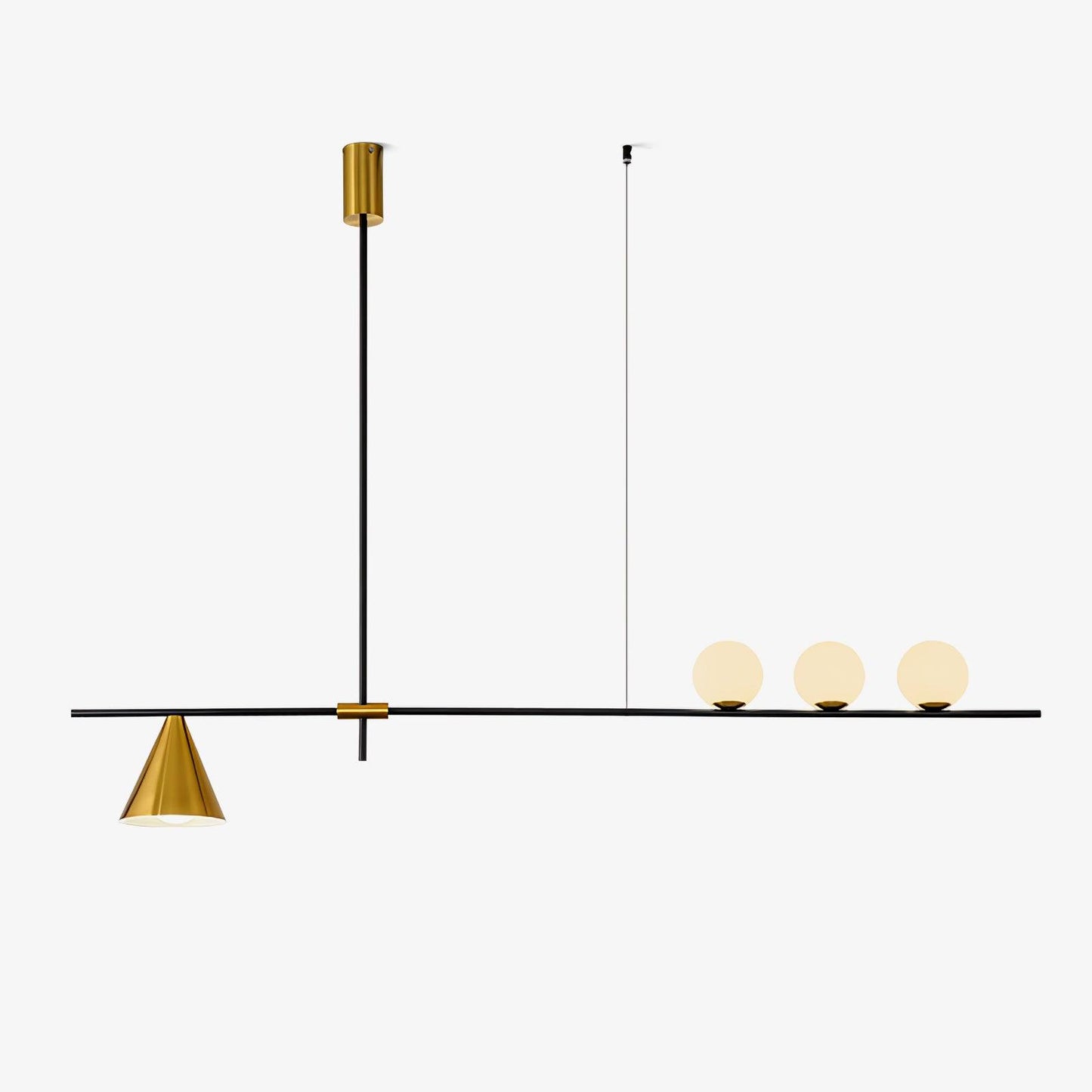 Eclipse Linear Candelabrum Suspension Light