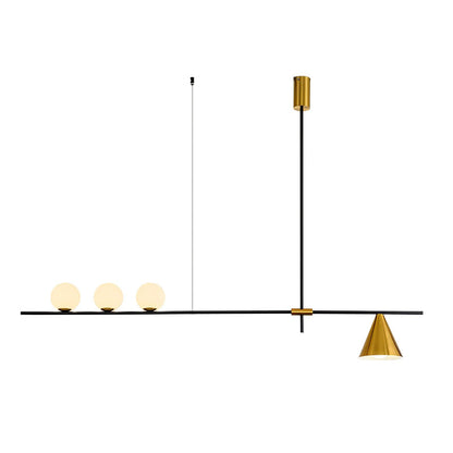 Eclipse Linear Candelabrum Suspension Light