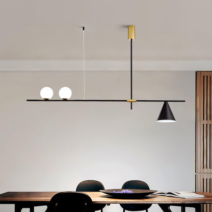 Eclipse Linear Candelabrum Suspension Light