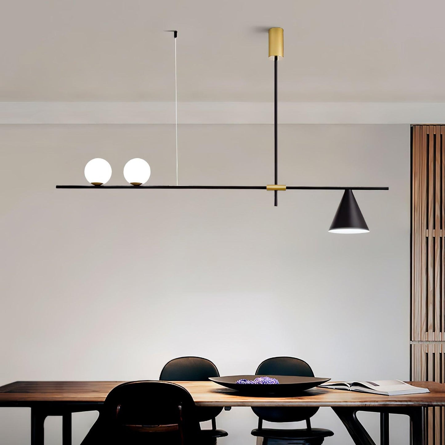 Eclipse Linear Candelabrum Suspension Light