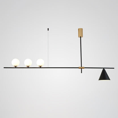 Eclipse Linear Candelabrum Suspension Light