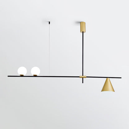 Eclipse Linear Candelabrum Suspension Light