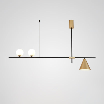 Eclipse Linear Candelabrum Suspension Light