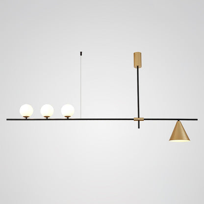 Eclipse Linear Candelabrum Suspension Light