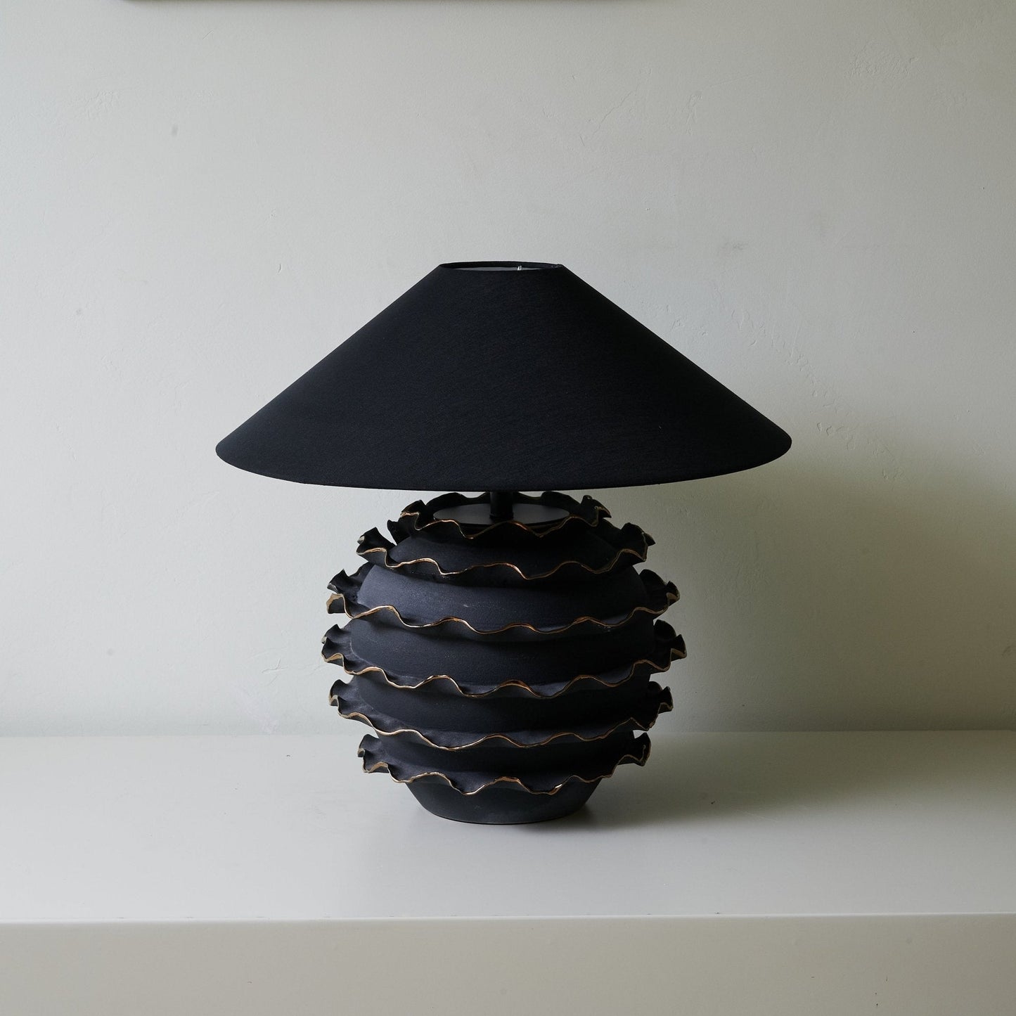 Eclipse Ruffle Table Lamp