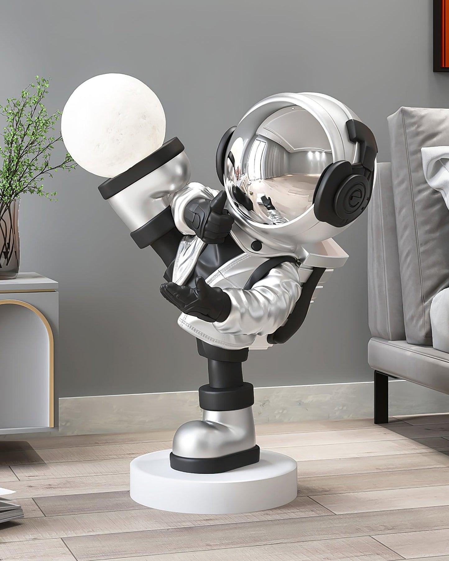 Effort Astronaut Built-in Battery Tall Lamp Floor Lamp