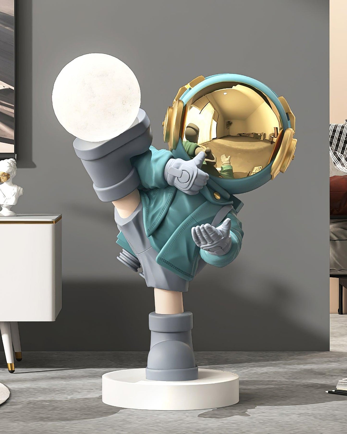 Effort Astronaut Built-in Battery Tall Lamp Floor Lamp