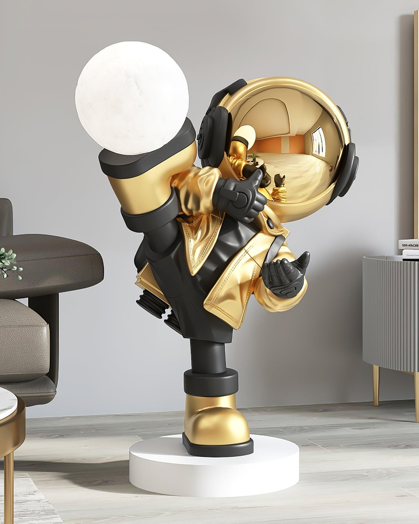 Effort Astronaut Built-in Battery Tall Lamp Floor Lamp