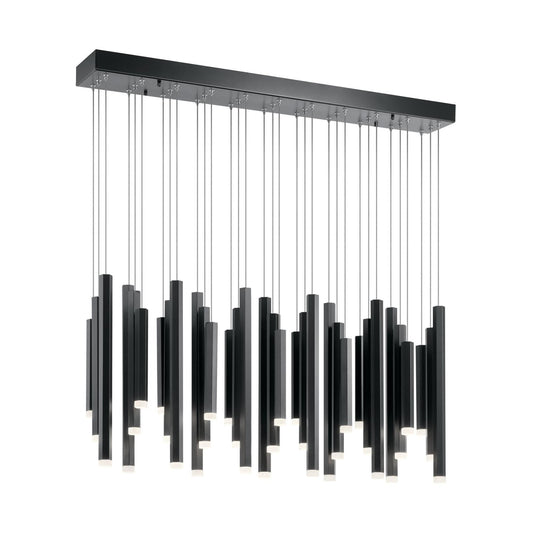 Elan Lighting Soho 5 Inch 33 Light Led Linear Suspension Light Cp184899