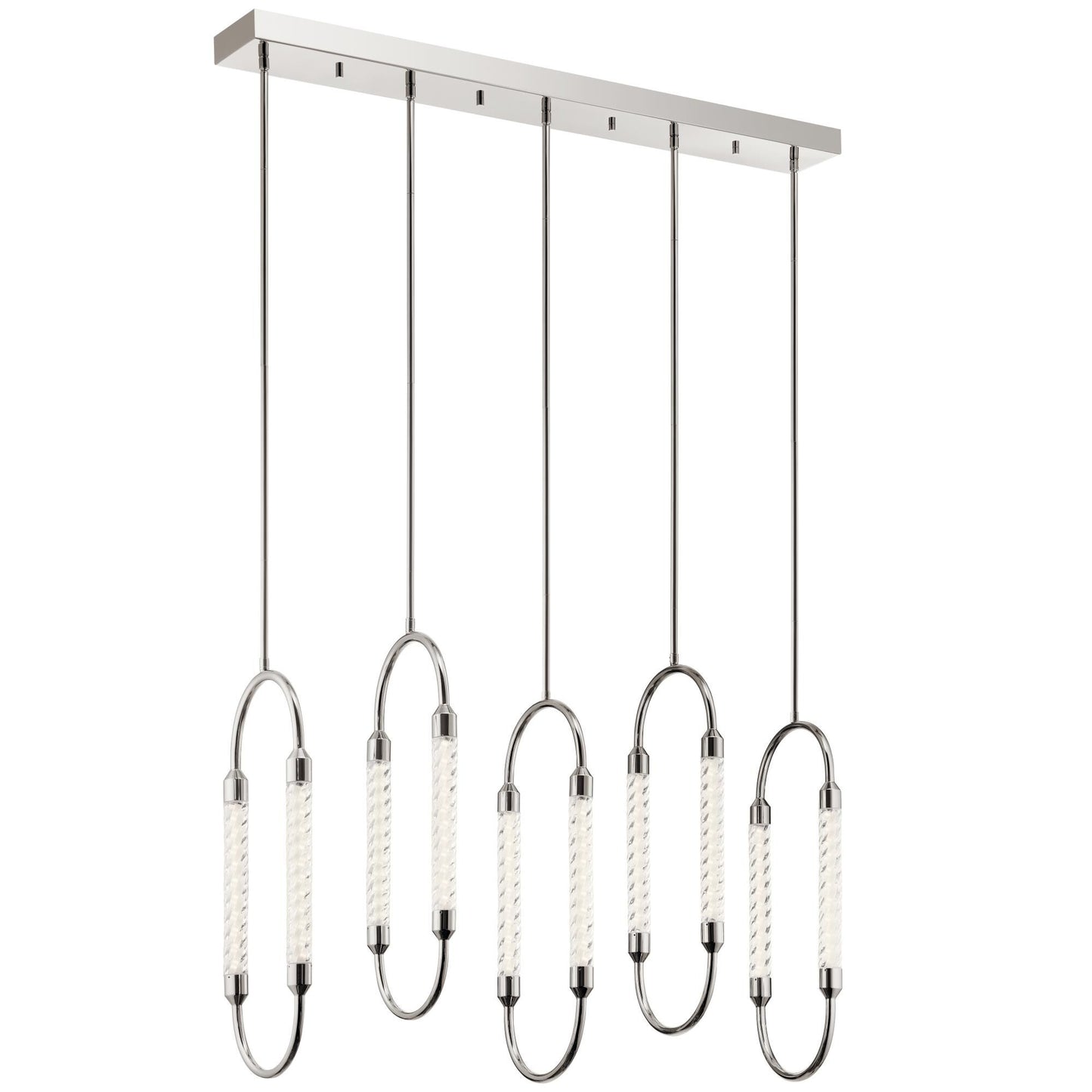 Elan Lighting Delsey 48 Inch 5 Light Led Linear Suspension Light Cp266567