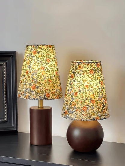 Elara Floral Glow Side table lamp Table Lamp