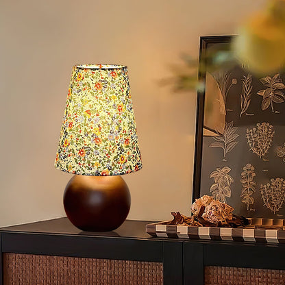 Elara Floral Glow Side table lamp Table Lamp