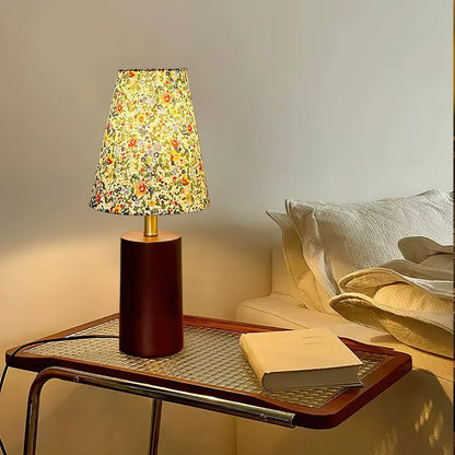 Elara Floral Glow Side table lamp Table Lamp