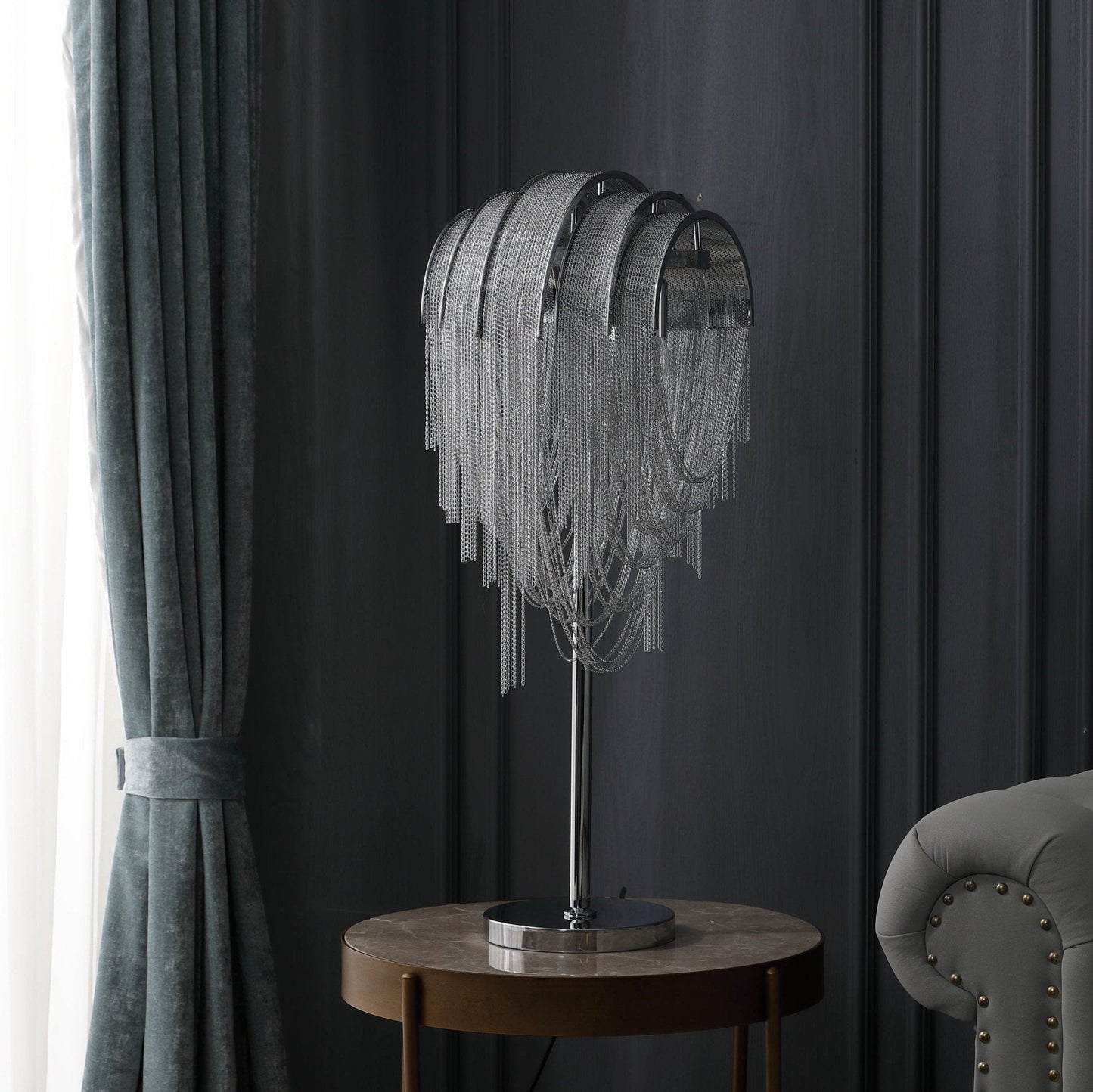 Chains Tassel Table Lamp