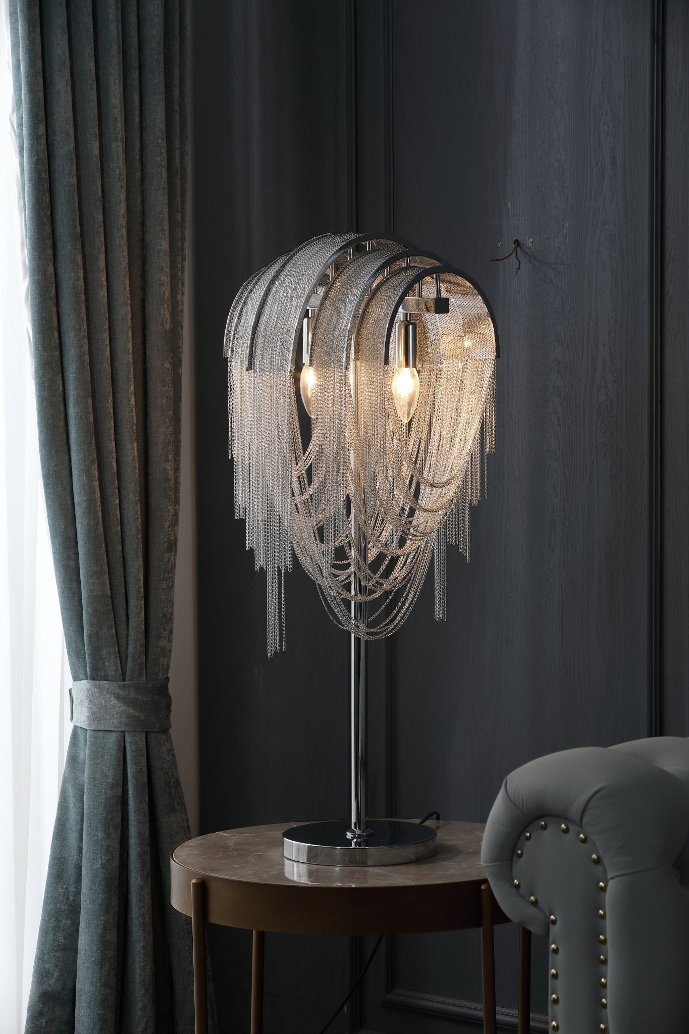 Chains Tassel Table Lamp