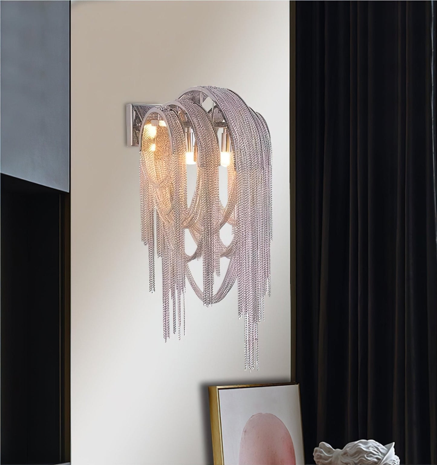 Chains Tassel Wall Lamp