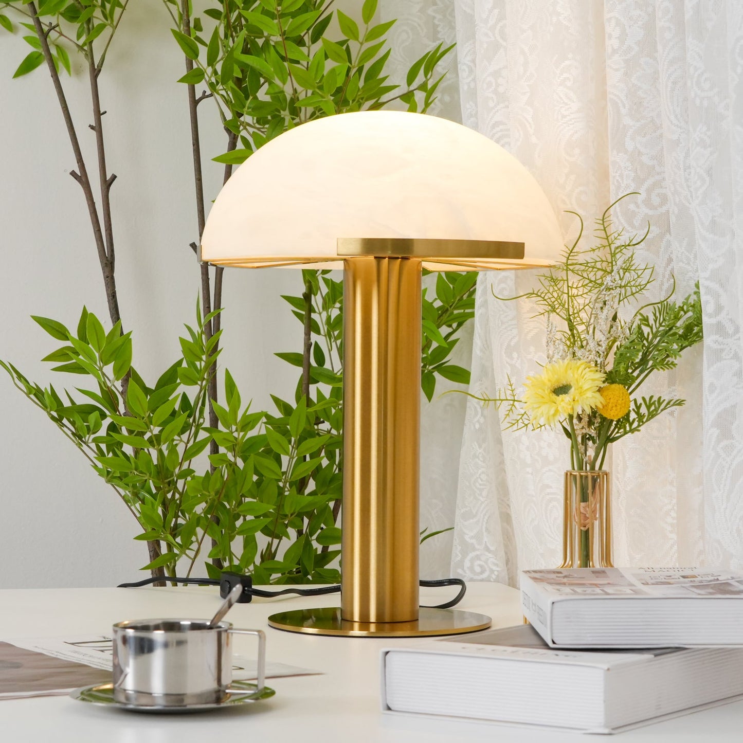 Elegance Alabaster Portable lamp Table Lamp