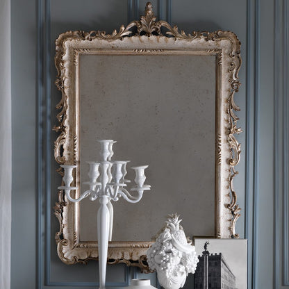 Elegant Baroque Reproduction Italian Designer Console And Mirror