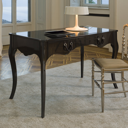 Elegant Italian Lacquered Writing Desk