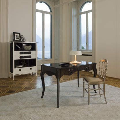 Elegant Italian Lacquered Writing Desk