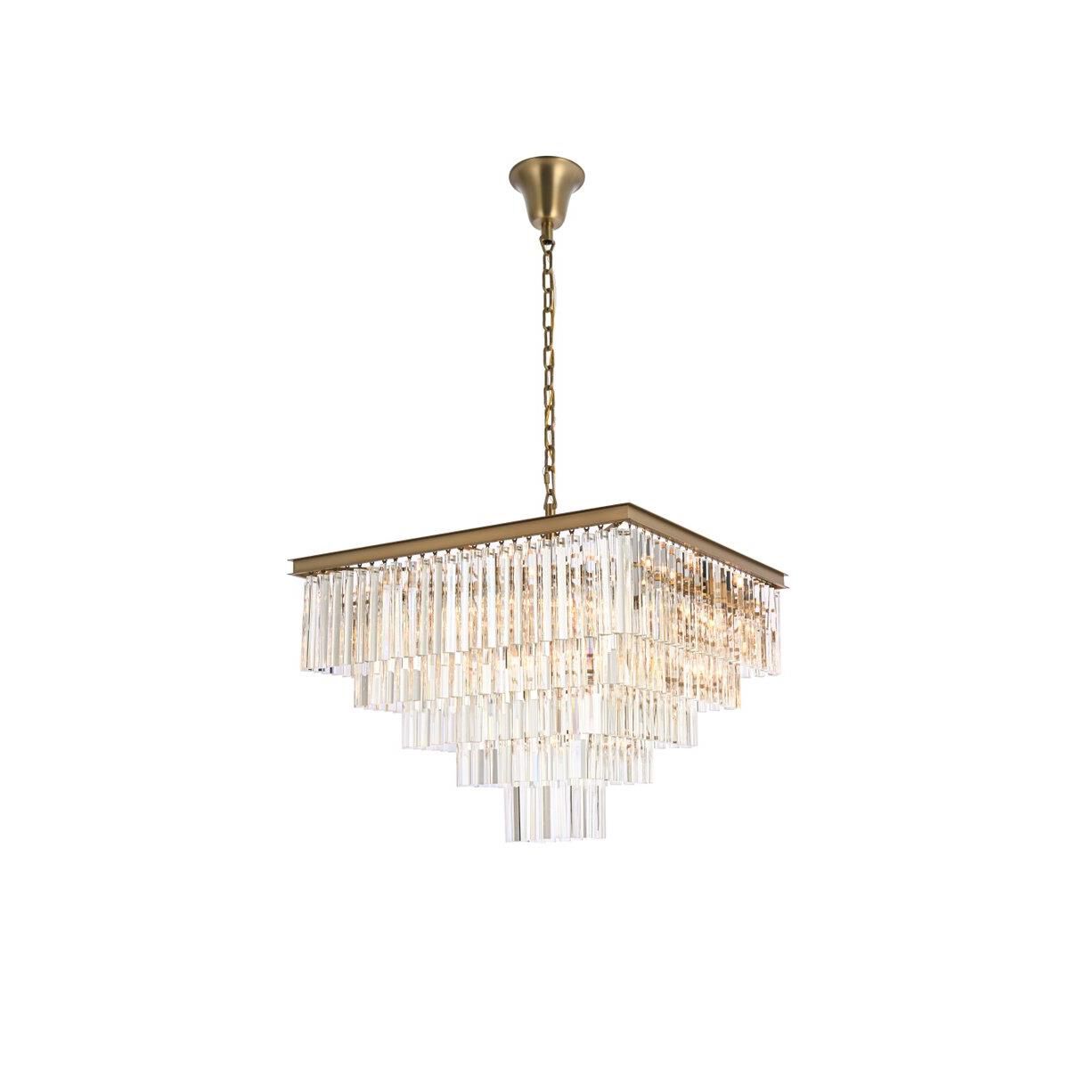 Elegant Lighting Sydney 34 Inch 21 Light Chandelier Cp791513