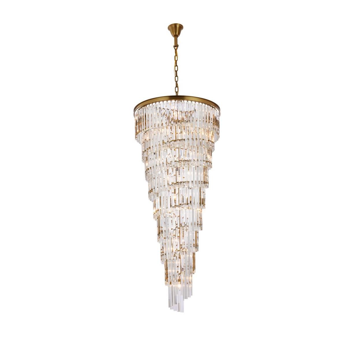 Elegant Lighting Sydney 30 Inch 35 Light Chandelier Cp791514