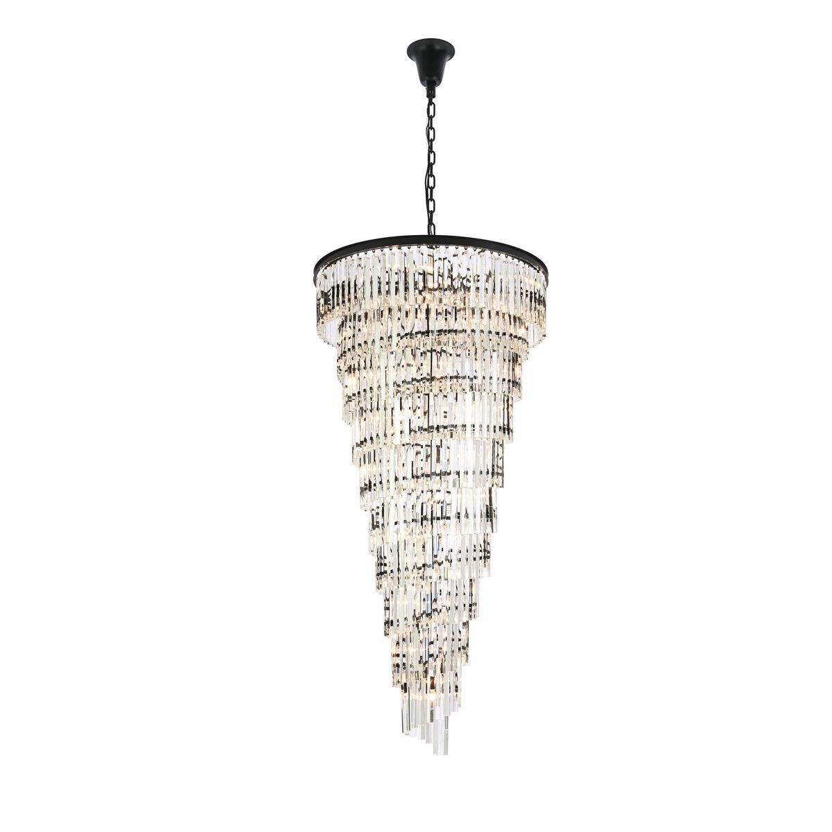 Elegant Lighting Sydney 36 Inch 42 Light Chandelier Cp791515