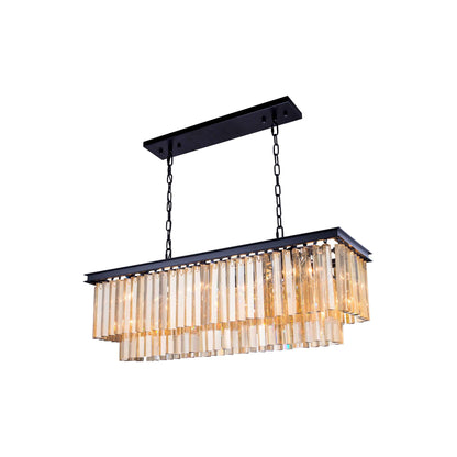 Elegant Lighting Urban Classic Sydney 40 Inch 12 Light Linear Suspension Light Cp13813