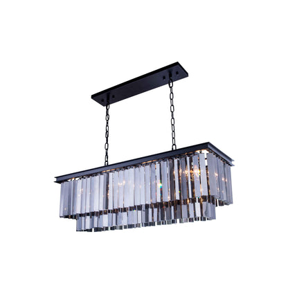 Elegant Lighting Urban Classic Sydney 40 Inch 12 Light Linear Suspension Light Cp13813