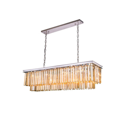 Elegant Lighting Urban Classic Sydney 50 Inch 12 Light Linear Suspension Light Cp13814