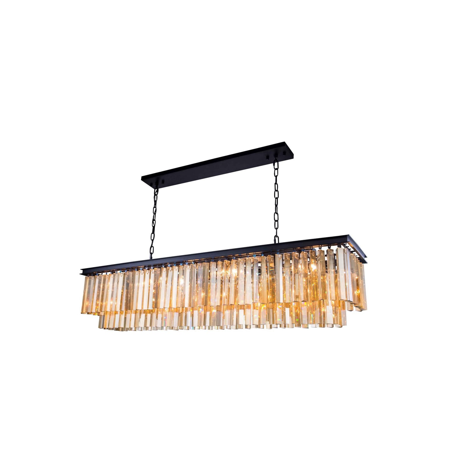 Elegant Lighting Urban Classic Sydney 60 Inch 12 Light Linear Suspension Light Cp13815