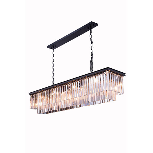 Elegant Lighting Urban Classic Sydney 60 Inch 12 Light Linear Suspension Light Cp13815