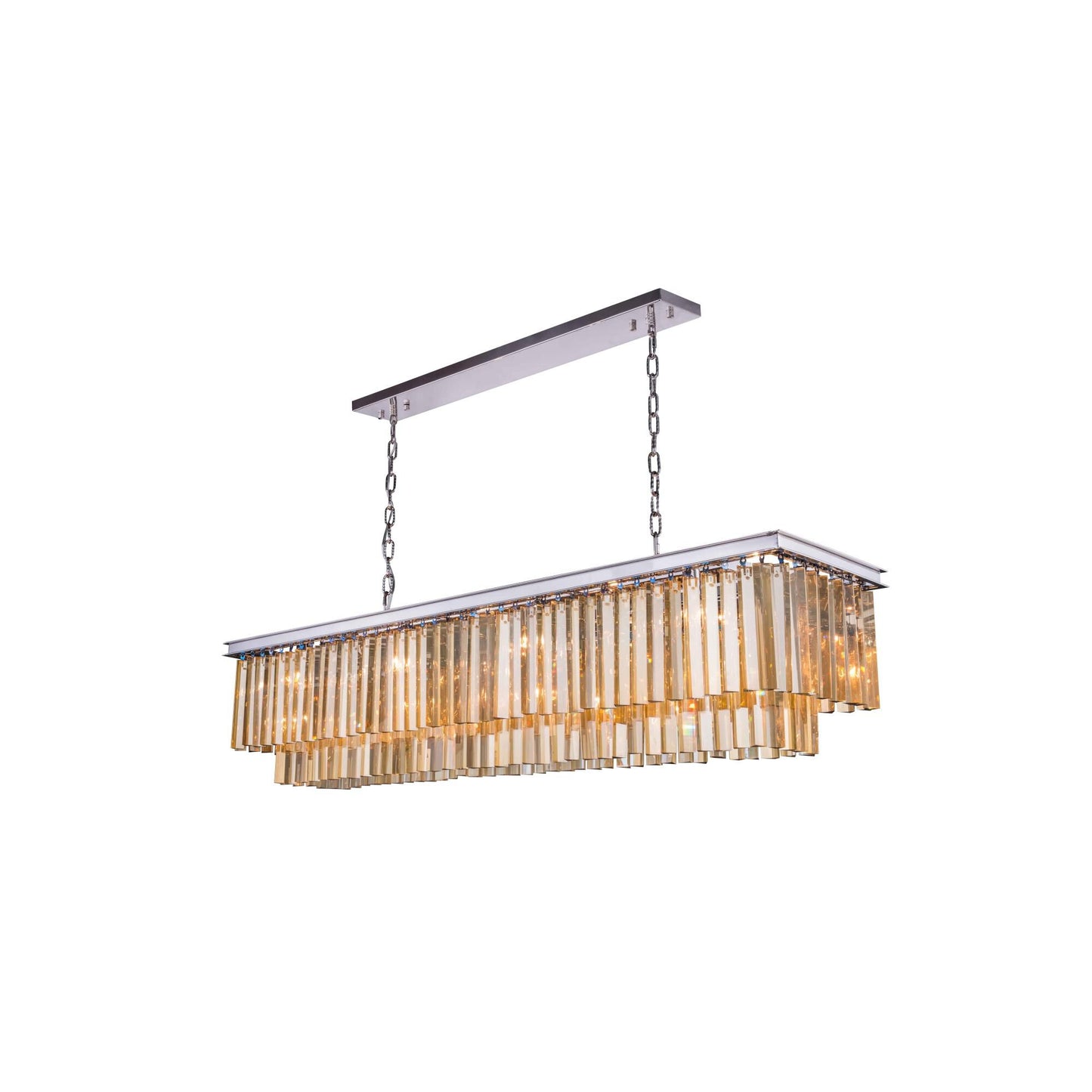 Elegant Lighting Urban Classic Sydney 60 Inch 12 Light Linear Suspension Light Cp13815