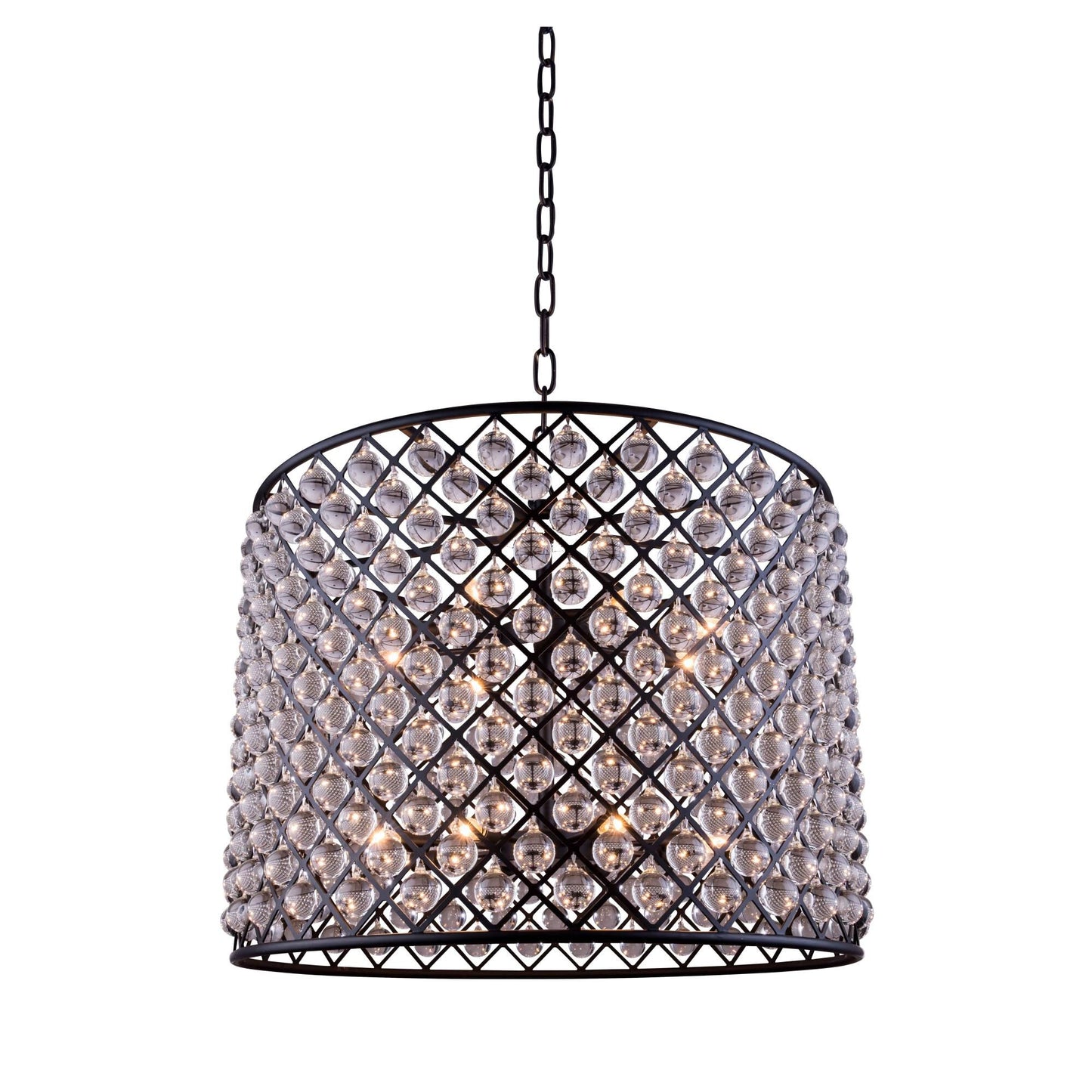 Elegant Lighting Urban Classic Madison 35 Inch 12 Light Chandelier Cp13881