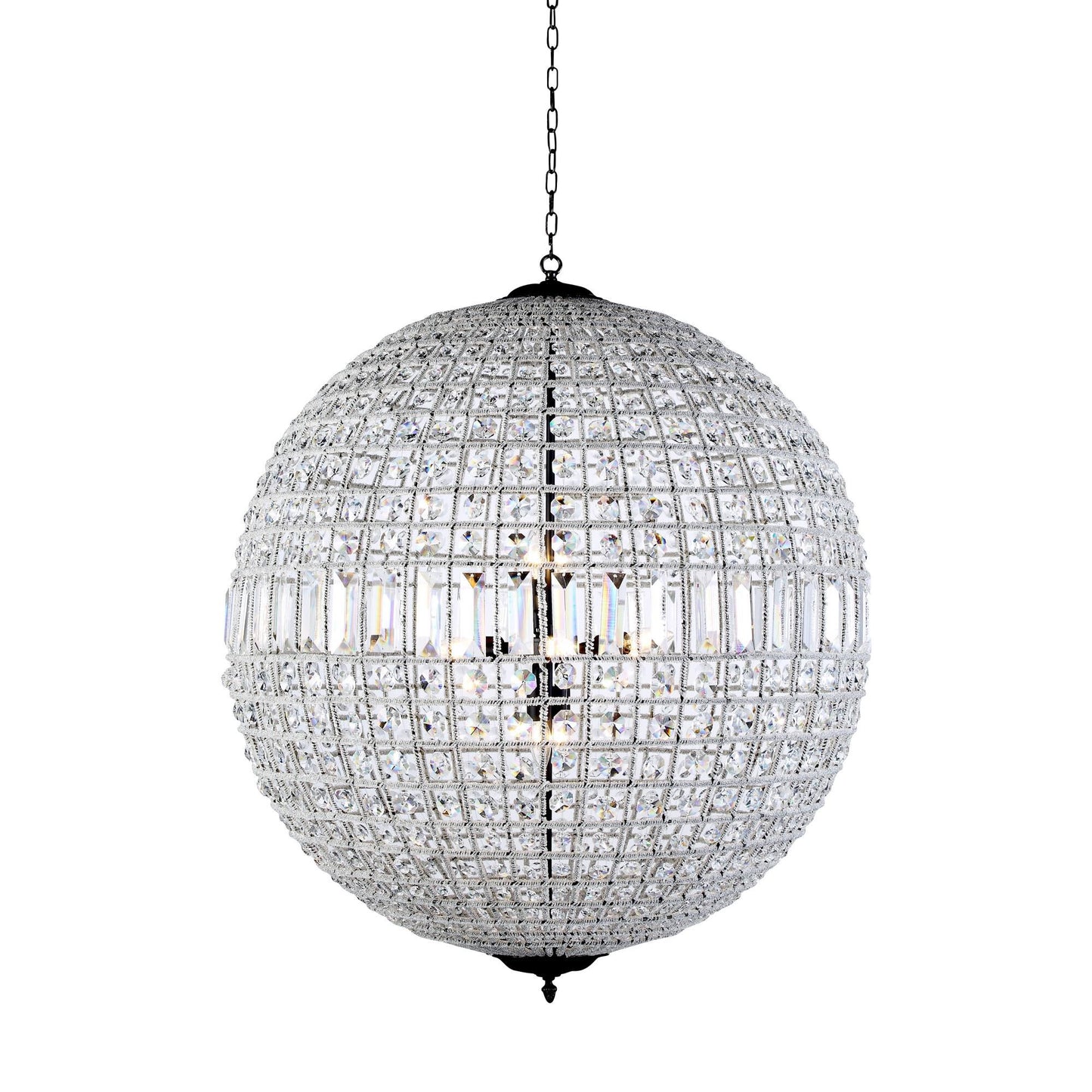 Elegant Lighting Urban Classic Olivia 36 Inch 8 Light Chandelier Cp385509