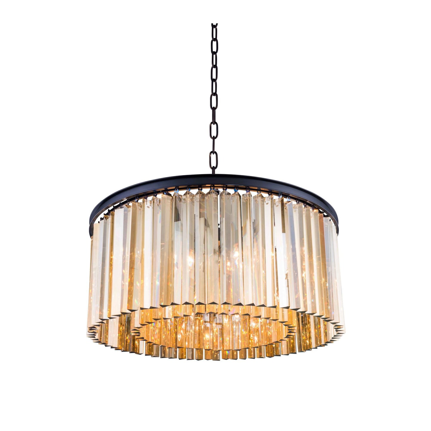 Elegant Lighting Urban Classic Sydney 31 Inch 8 Light Chandelier Cp14027