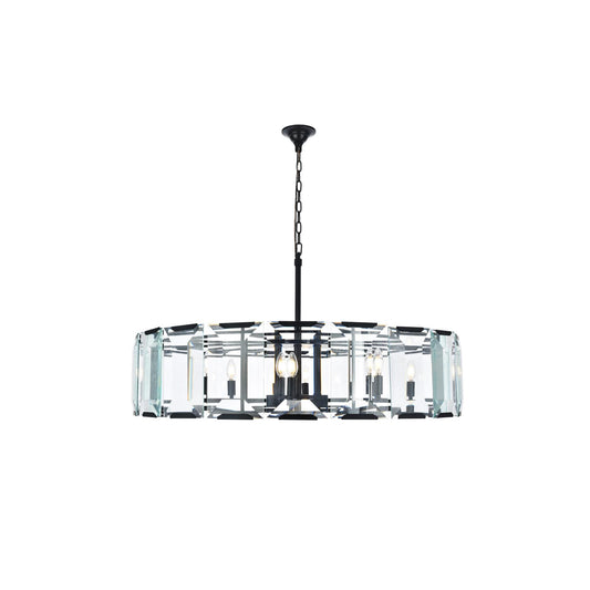 Elegant Lighting Urban Classic Monaco 43 Inch 10 Light Chandelier Cp385444