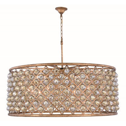 Elegant Lighting Urban Classic Madison 43 Inch 10 Light Chandelier Cp385474