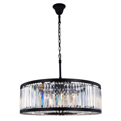 Elegant Lighting Urban Classic Chelsea 35 Inch 10 Light Chandelier Cp385459