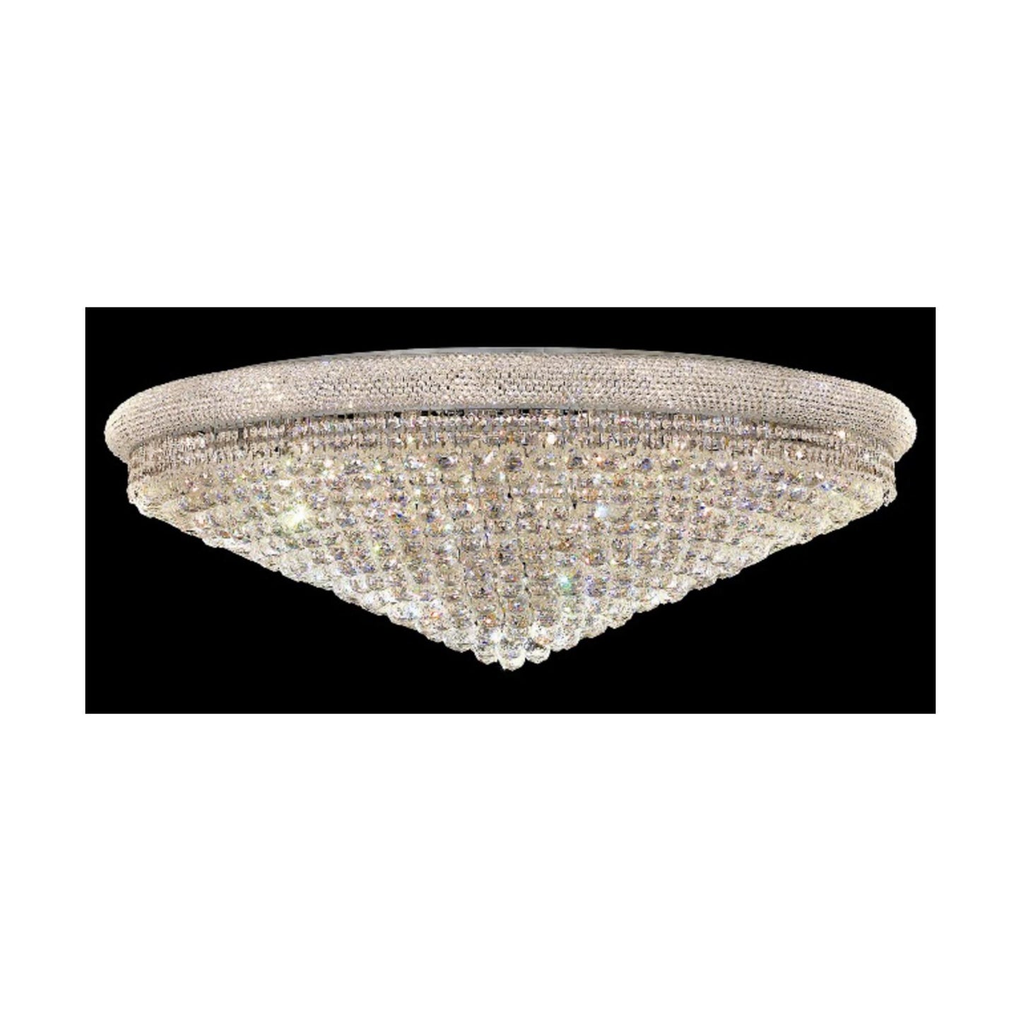 Elegant Lighting Primo 48 Inch 33 Light Flush Mount Cp25799