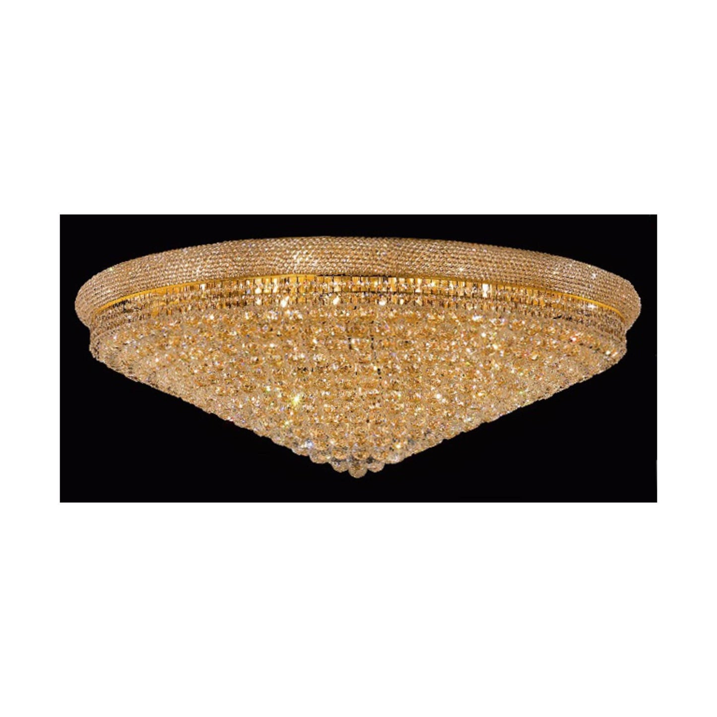 Elegant Lighting Primo 48 Inch 33 Light Flush Mount Cp25799