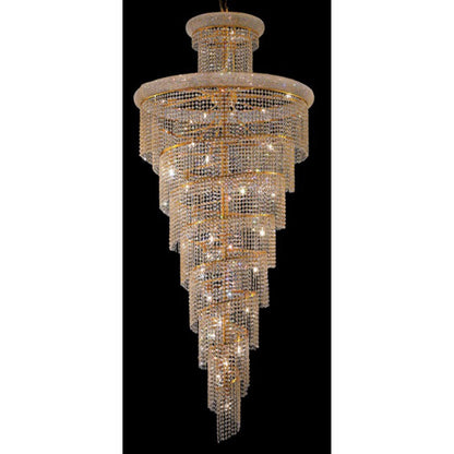 Elegant Lighting Spiral 36 Inch Large Pendant Cp25811