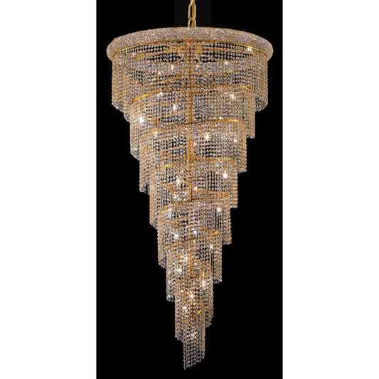 Elegant Lighting Spiral 36 Inch Large Pendant Cp25828