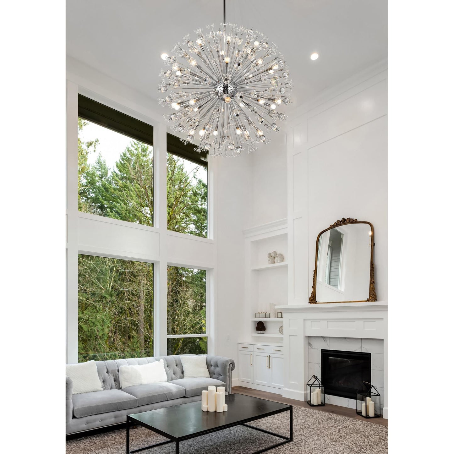 Elegant Lighting Vera 44 Inch Large Pendant Cp728912