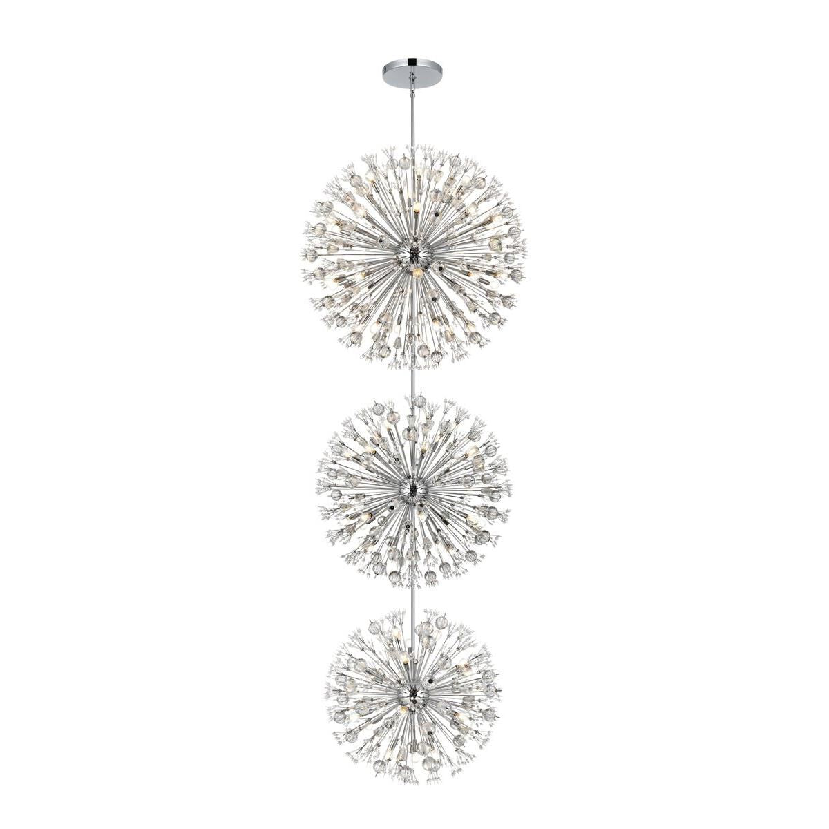 Elegant Lighting Vera 44 Inch 74 Light Chandelier Cp791517