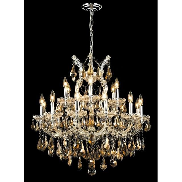 Elegant Lighting Maria Theresa 30 Inch 19 Light Chandelier Cp42756